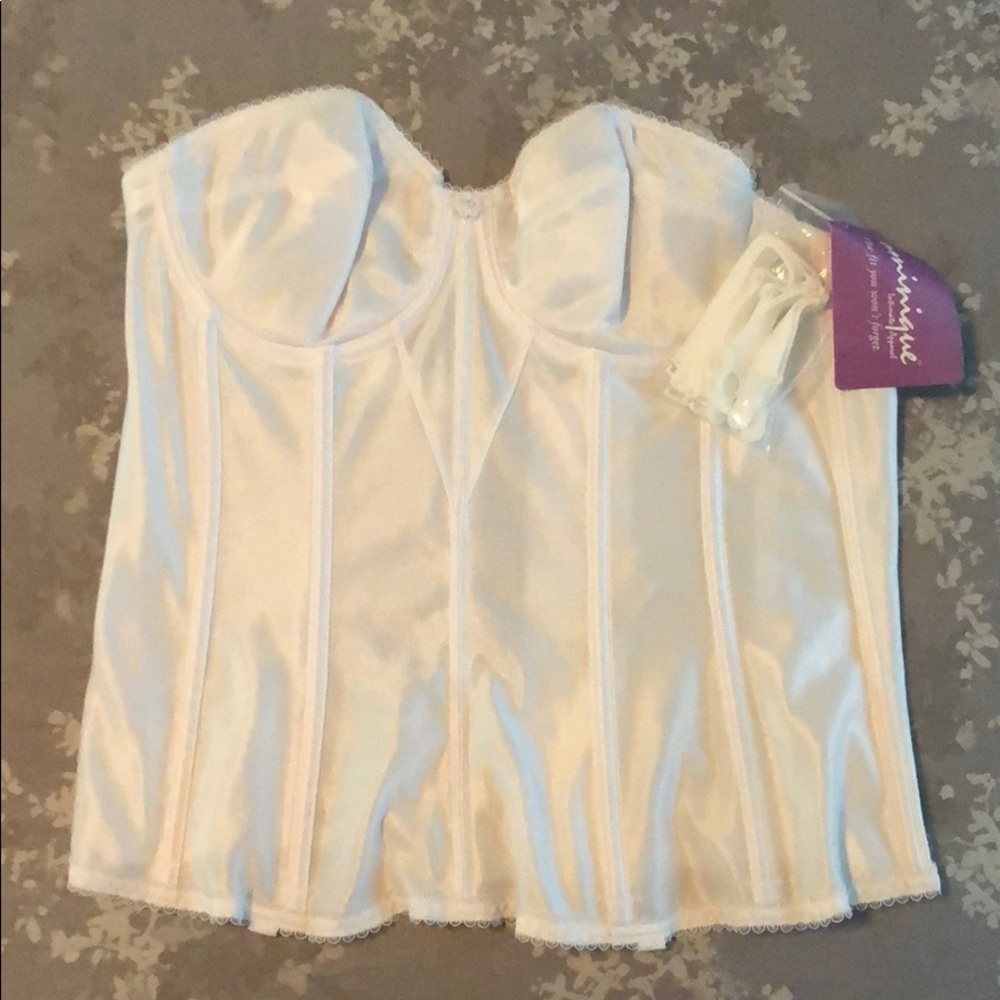 White corset for dresses